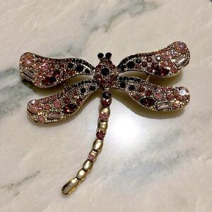 NWOT Jeweled Dragonfly Brooch